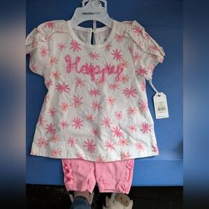 Pink Floral Matching Set